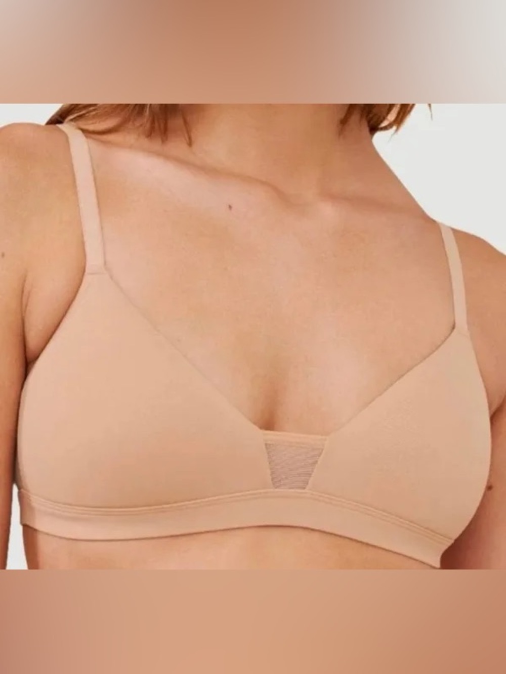 PEPPER FeelGood Wirefree T-shirt Bra S Small Sienna Rose Feel Good 34A 34B 34AA